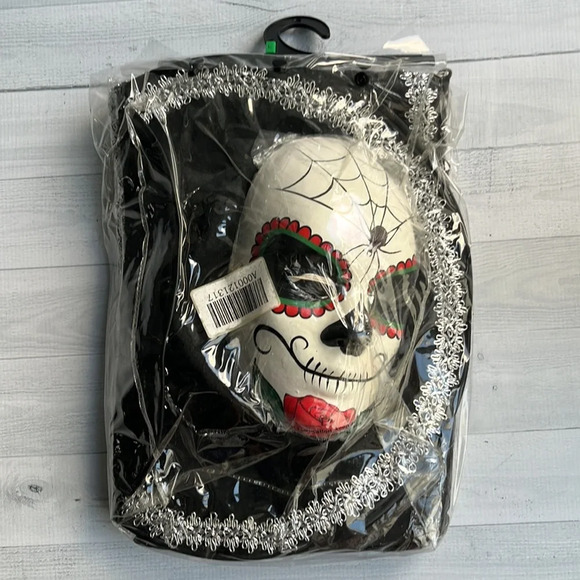 Men’s Day of the Dead Mariachi Halloween Costume L - Picture 5 of 8